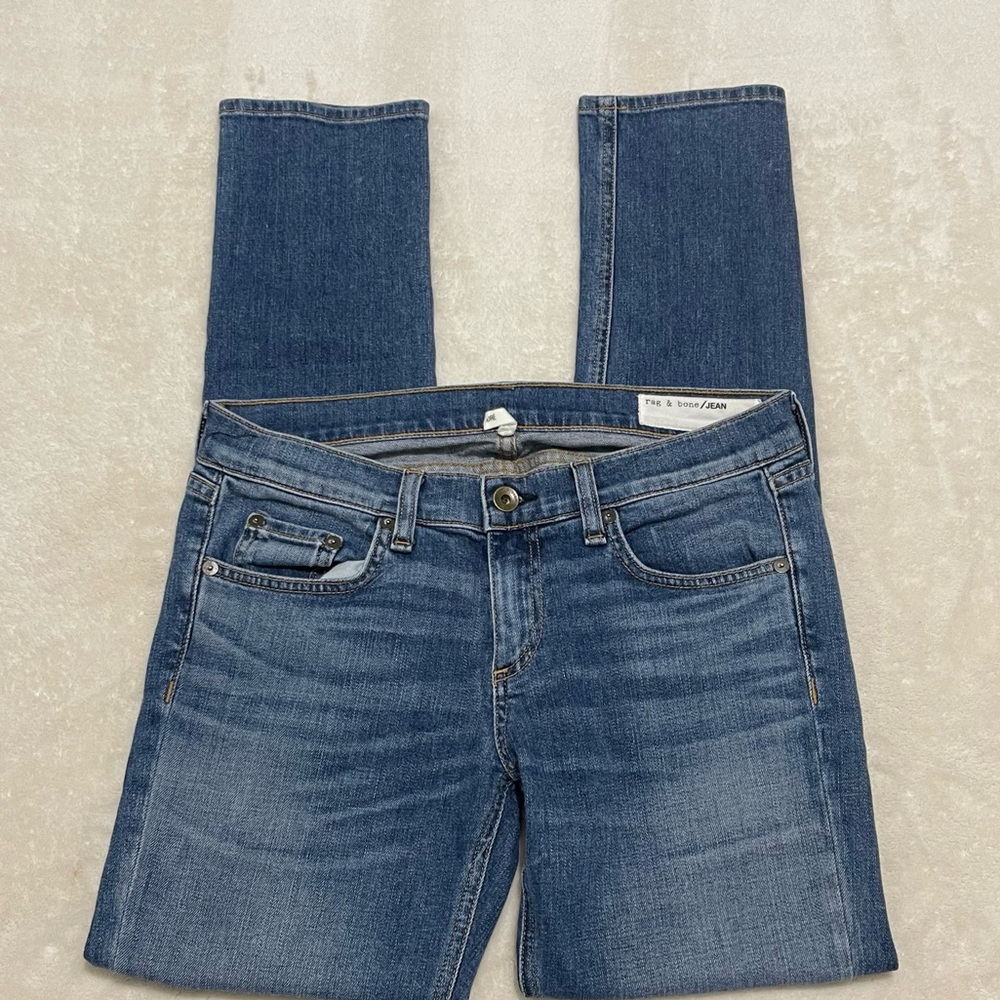 rag & bone Dre Jeans in Medium Blue Wash